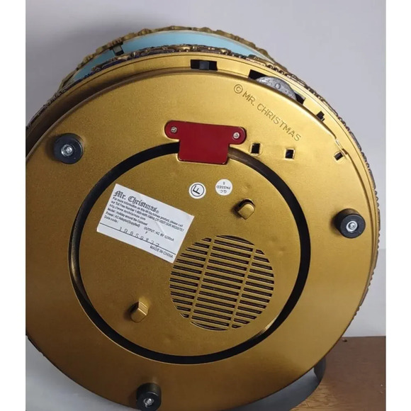 Vintage Mr Christmas Holiday Around The Carousel Music Lights Action - Picture 11 of 14